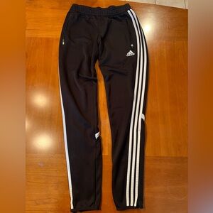 Black Adidas sweatpants, size small